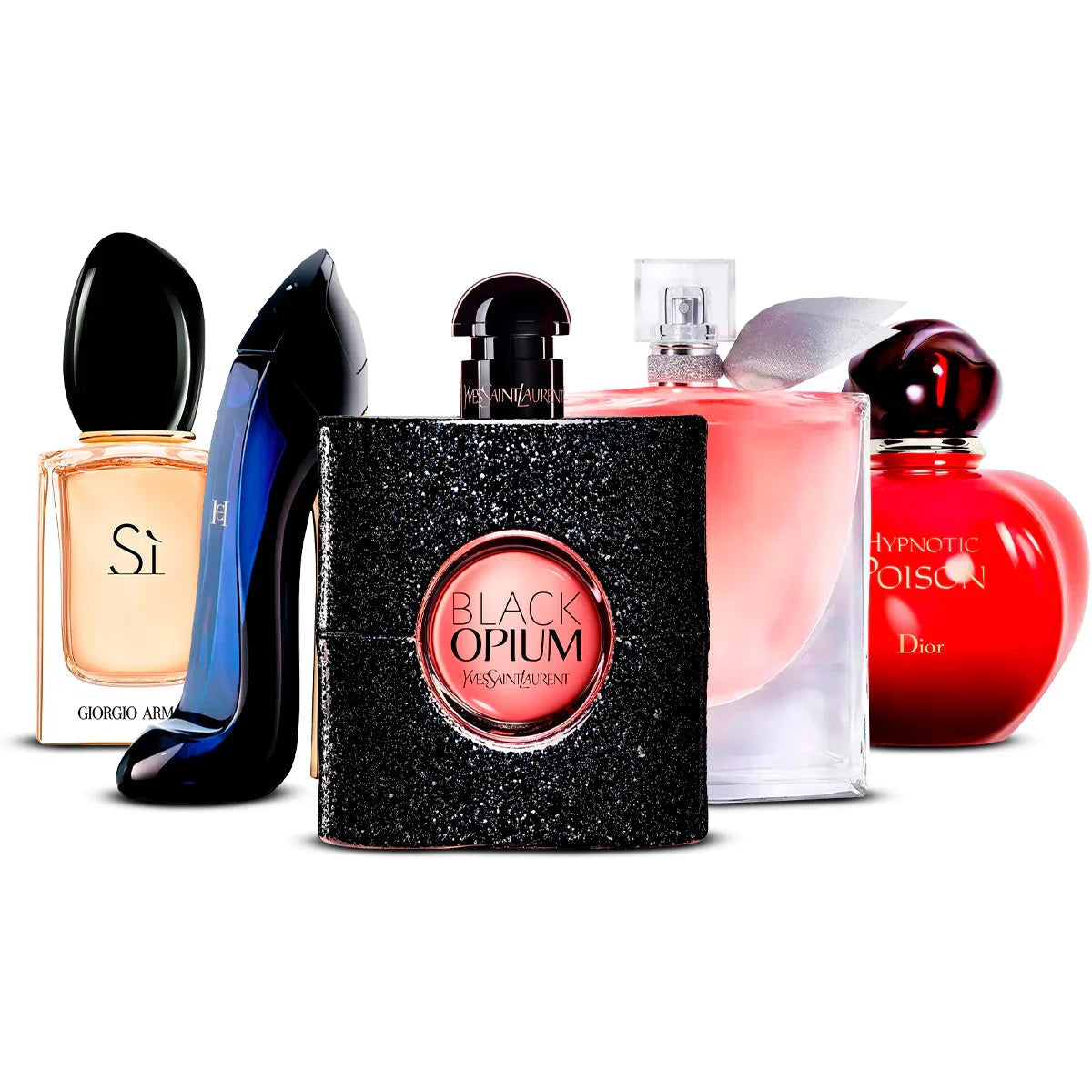 Set di 5 profumi | Sì + Good Girl + Black Opium + La Vie Est Belle + Hypnotic Poison